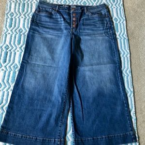 A.N.A. Crop Wide Leg Jeans